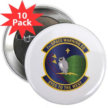7SWS - M01 - 01 - 7th Space Warning Squadron - 2.25" Button (10 pack)